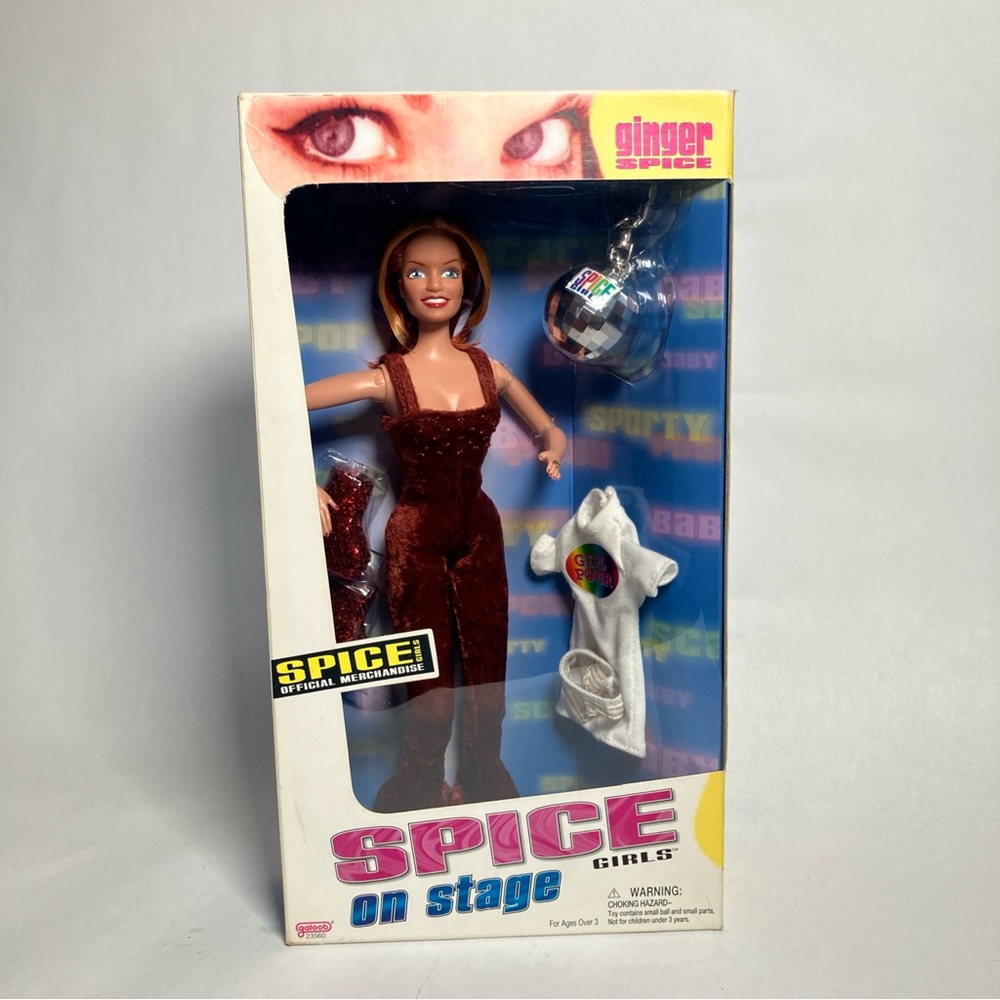 SPICE GIRLS ON STAGE Custom Geri Halliwell Ginger Spice Doll